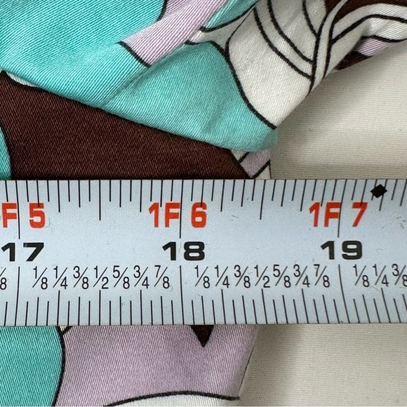 Chadwick's Vtg 70's Retro Styled Blue Floral Presley Long Button 4P Blazer - Picture 12 of 15